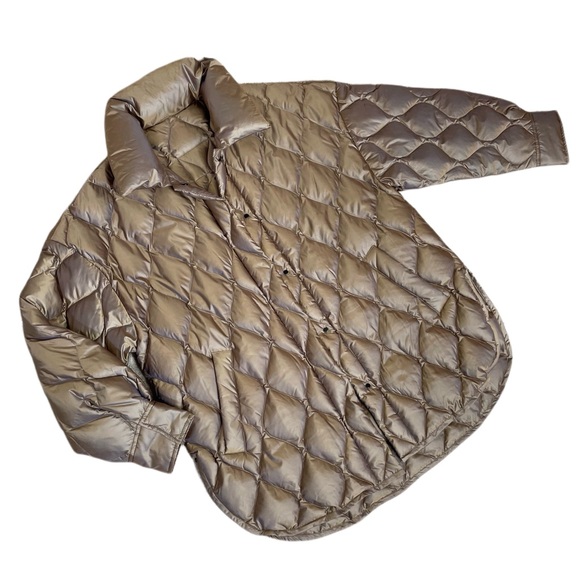 Miss Sixty Quilted Diamond Pattern Duck Down Jacket With Loose Fit - Picture 17 of 17